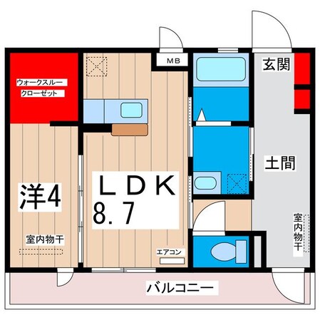 フォアールⅡの物件間取画像